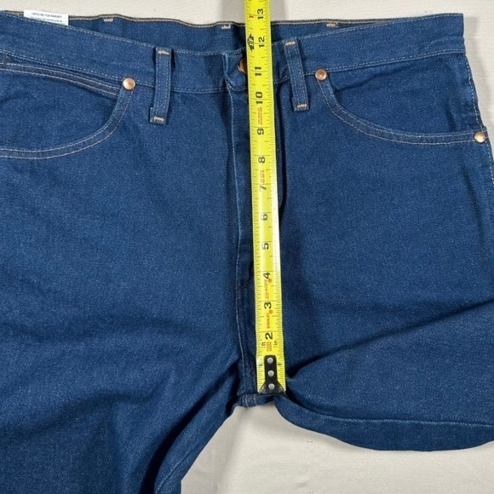 Wrangler Cowboy Cut 936 Slim Fit Jeans Mens‎ 34x32 Indigo Blue Denim NWT - Picture 9 of 12